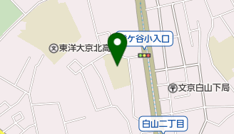 白山小学校 入口(ナビはこちらで!)