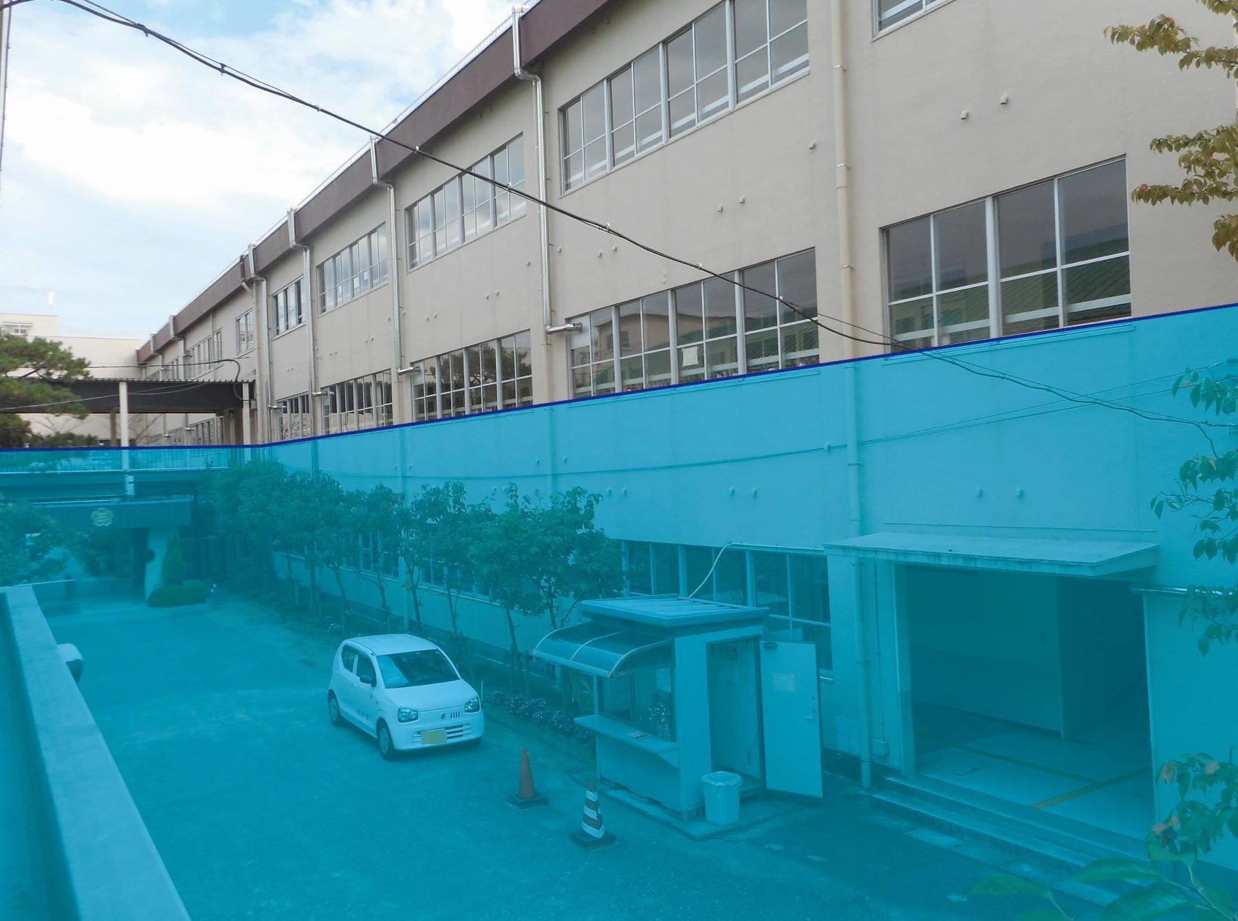 茨木市指定避難所（茨木市立三島小学校内）